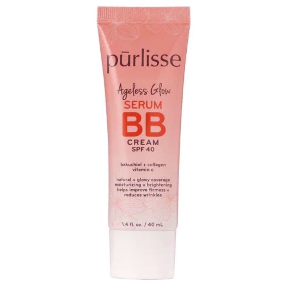 NWT Purlisse Ageless Glow Serum BB Cream SPF 40, 1.4 fl oz (Light Medium)